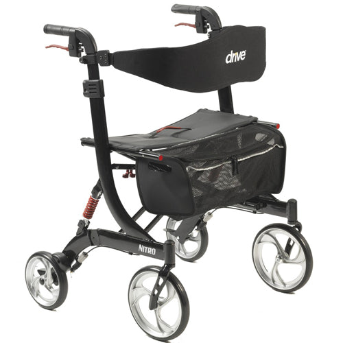 Nitro Rollator HD Black Bariatric Black