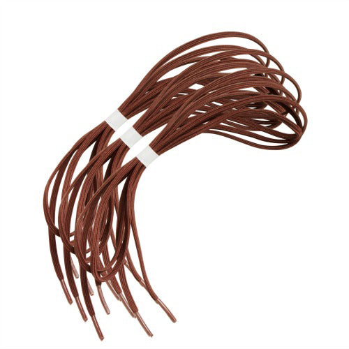 Shoe Laces Elastic Brown 30 Pk/3 pr.