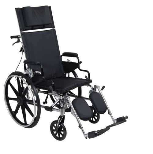 Viper Plus Reclining W/C 20 Flip-Back Rem Full Arms