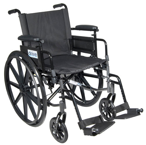 Cruiser X4 W/C 20 w/SF & Ht Adj Flip-Back Desk Arms