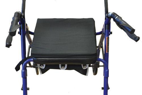 Rollator Cushion Black 13 L x 14 W x 1 H