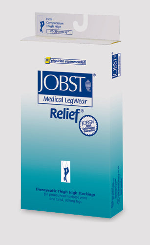 Jobst Relief 20-30 Thigh C/T Beige XL Silicone Band