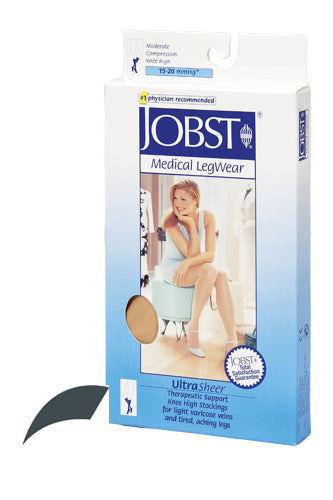 Jobst Ultrasheer 15-20mmHg Knee Hi XL (pr) Antracite