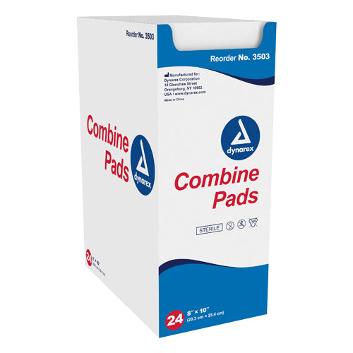 24/Bx ABD Combine Pad Sterile 8 x 10