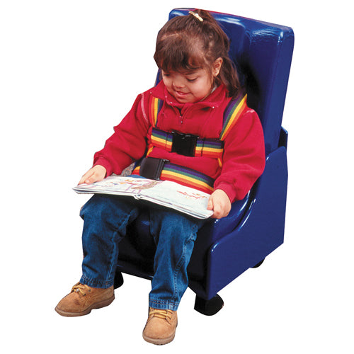 Skillbuilders 2-piece Mobile Floor Seat X-Lge w/Wood Base