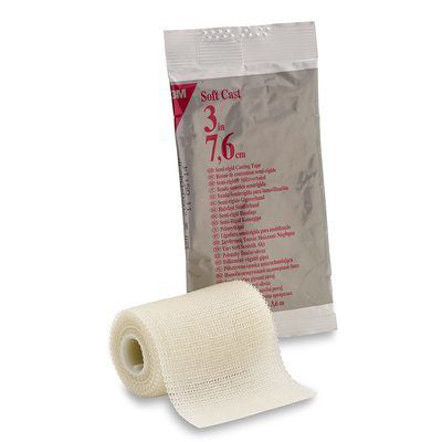 M Scotchcast Soft Cast Tape 3 x 4 yd. White Bx/10