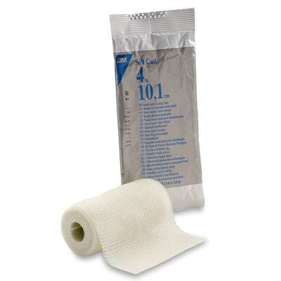 Scotchcast Soft Cast Tape 4 x 4 yd. White BX/10 3M