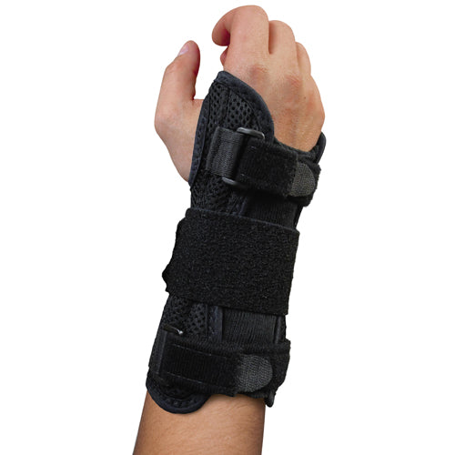 Lg/XL Blue Jay Dlx Wrist Brace Black for Carpal Tunnel Right
