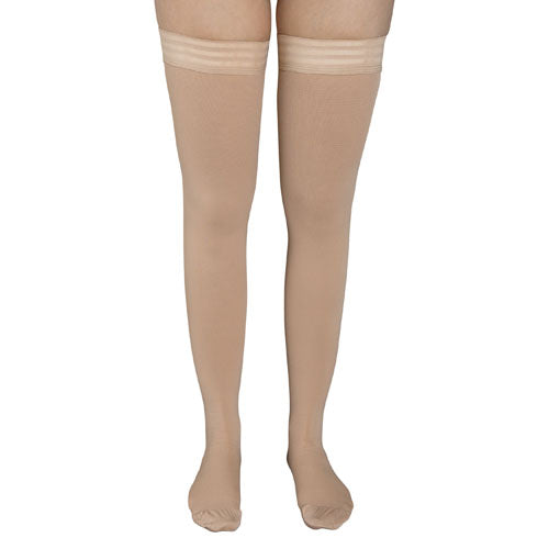Firm Surg Weight Stkngs Medium 20-30mmHg Thigh StayUp Top CT