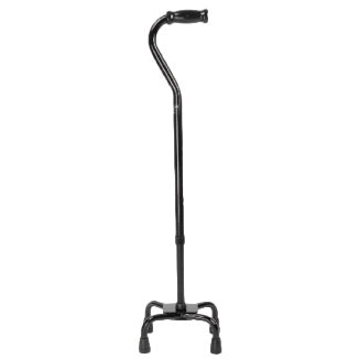 Quad Cane Small Base Black 300 LB Weight Capacity