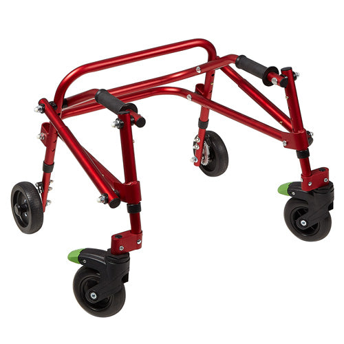 KLIP Walker X-Small Red 4-Wheeled