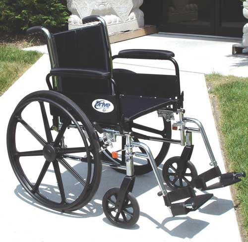 K3 Wheelchair Ltwt 18 w/DFA & ELR's Cruiser III