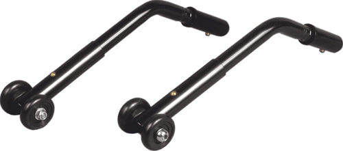 Black Anti Tippers for Viper etc Wheelchair Pair